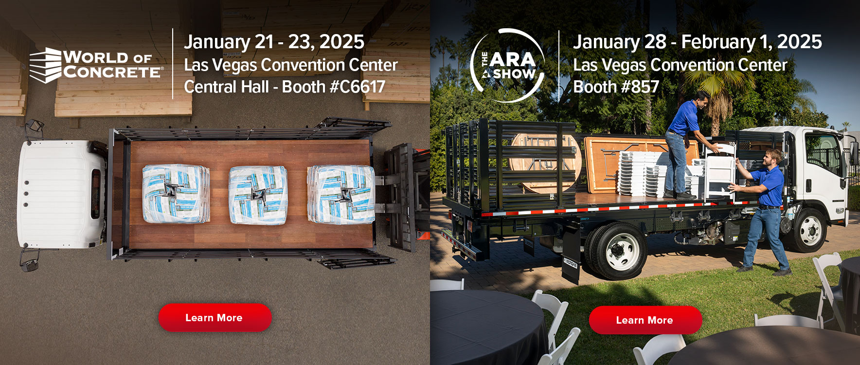 Join us at World of Concrete and The ARA Show for 2025.